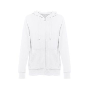 THC AMSTERDAM WOMEN WH. Dámska mikina na zips Biela L