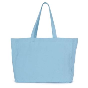LARGE «EVERGREEN» SHOPPER Washed Dream Blue U