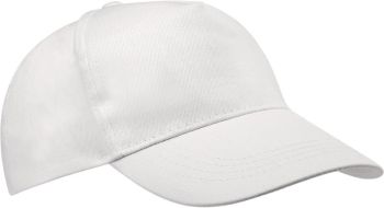 Kariban K-Up | 5 panelová kšiltovka white onesize