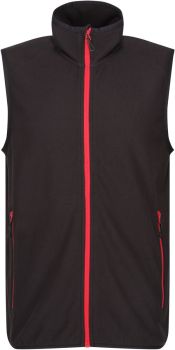 Regatta | Fleecová vesta Structure "Navigate" black/classic red XL