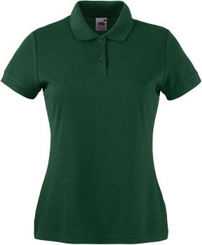 F.O.L. | Dámské piqué polo bottle green XXL