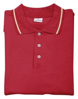Collier polo shirt red  XXXL