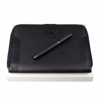 Set CERRUTI 1881 (rollerball pen & conference folder A5)