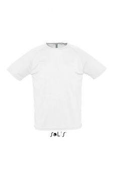 SOL'S SPORTY - RAGLAN SLEEVED T-SHIRT White M