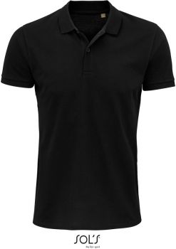 SOL'S | Pánské piqué polo z bio bavlny black L