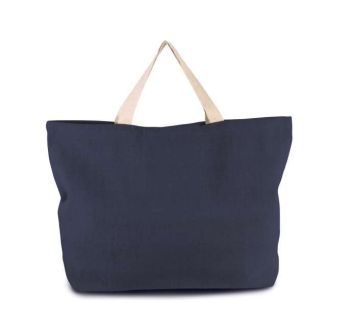 RUSTIC JUCO LARGE HOLD-ALL SHOPPER BAG Navy U