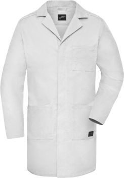 James & Nicholson | Pracovní kabát - Solid white XL