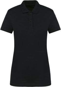 Kariban Premium | Dámské elastické piqué polo Supima® black S