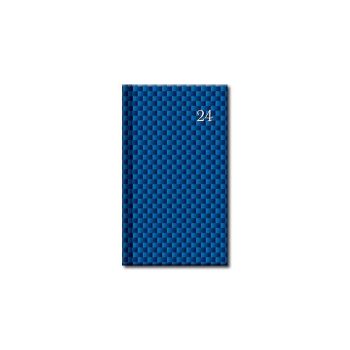 Mini diár A6 PRINT Blue 2024
