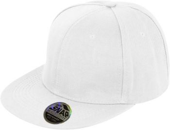 Result Headwear | 6 panelová kšiltovka s plochým kšiltem white onesize