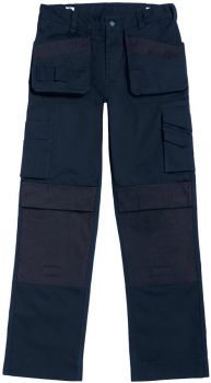 B&C | Pracovní kalhoty s multi-kapsami navy 54