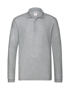 Premium Long Sleeve polokošeľa grey  M