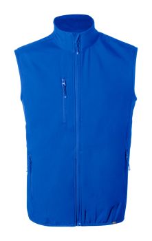 Jandro RPET softshellová vesta blue  XL
