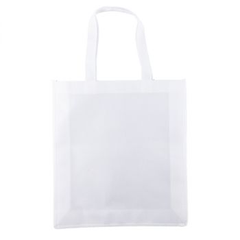 NON nákupní taška z netkané textilie, bílá