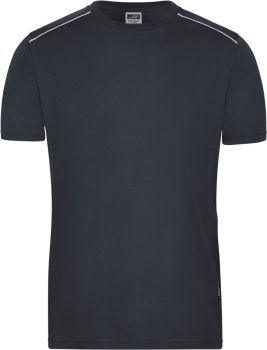 James & Nicholson | Pánské pracovní tričko - Solid carbon L