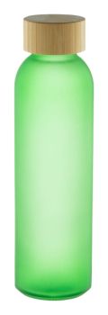 Cloody sklenená športová fľaša green , natural