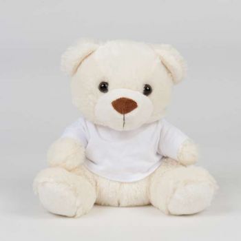 BEAR IN A T-SHIRT Cream S