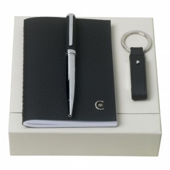 Set Hamilton Black (ballpoint pen, note pad A6 & usb stick)