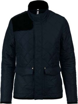 LADIES’ QUILTED JACKET Navy/Black M