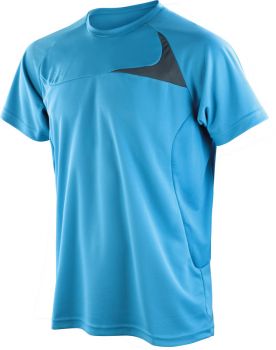 Spiro | Pánské tréninkové tričko aqua/grey L