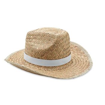 TEXAS Přírodní slaměný  klobouk white