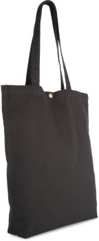 Kimood | Bavlněná taška washed black onesize