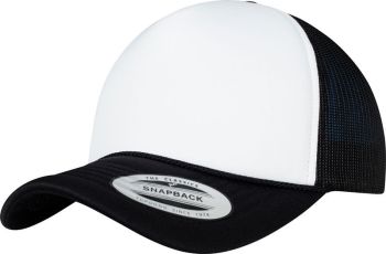 Flexfit | 5 panelová Trucker kšiltovka black/white/black onesize