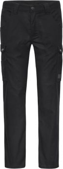 James & Nicholson | Pracovní cargo kalhoty -Solid- black (62)