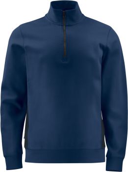 ProJob | Těžká pracovní mikina Doubleface s 1/4 zipem navy XXL