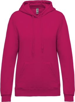Kariban | Dámská mikina s kapucí fuchsia XXL