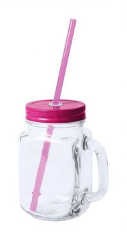 Heisond mason jar cup pink