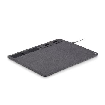 SUPERPAD Podložka pod myš a nabíječka dark grey