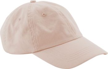 Beechfield | Dětská 6 panelová nízkoprofilová kšiltovka peach onesize