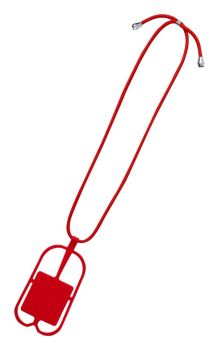 Sebly lanyard s držiakom na mobil red