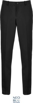 NEOBLU | Pánské oblekové kalhoty deep black (42)