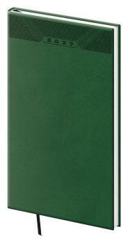 Vreckový diár A6 Print Classic zelený