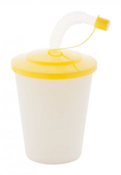 Chico uzatvárateľný plastový pohárik žltá , white