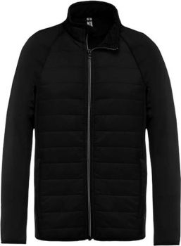 DUAL-FABRIC SPORTS JACKET Black/Black M