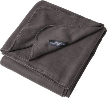 James & Nicholson | Fleecová deka a polštářek v jednom dark grey onesize