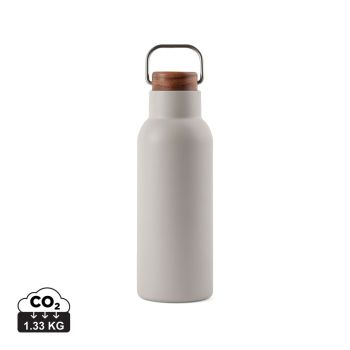 Termo fľaša VINGA Ciro 580ml z RCS recykl. ocele sivá
