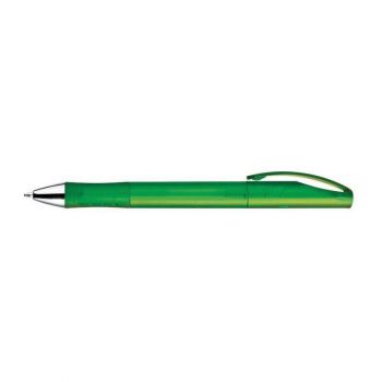Matné otočné guľôčkové pero zelená