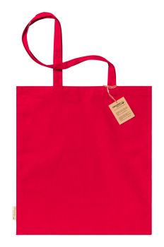 Klimbou bavlnená nákupná taška red