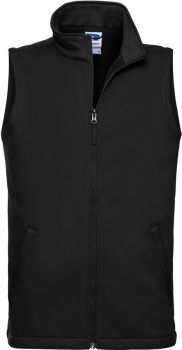 Russell | Pánská 2-vrstvá smart softshellová vesta black XL