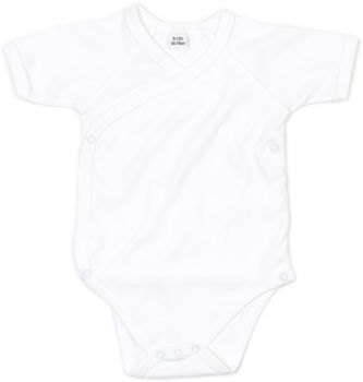 Babybugz | Dětské zavinovací body z bio bavlny white 3-6