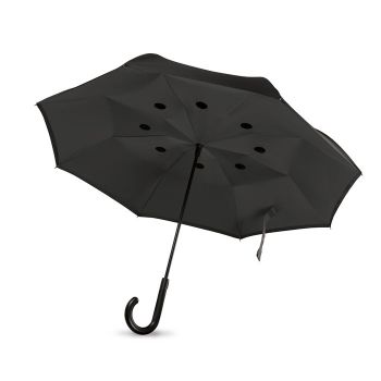 DUNDEE Oboustranný deštník black