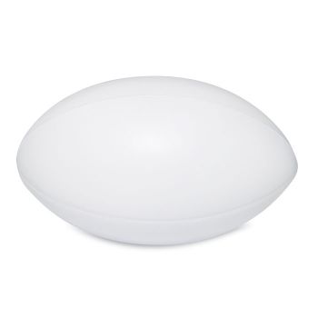 MADERA Anti-stress PU rugby míč white