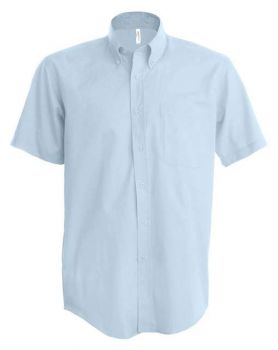 MEN'S SHORT-SLEEVED OXFORD SHIRT Oxford Blue M