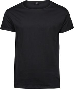 Tee Jays | Pánské tričko s rolovatelnými rukávy black L