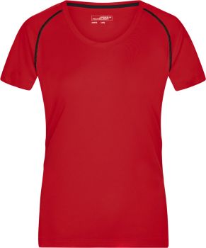James & Nicholson | Dámské funkční tričko red/black XL