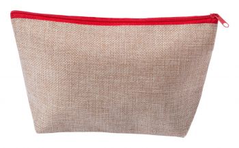 Conakar cosmetic bag red , beige